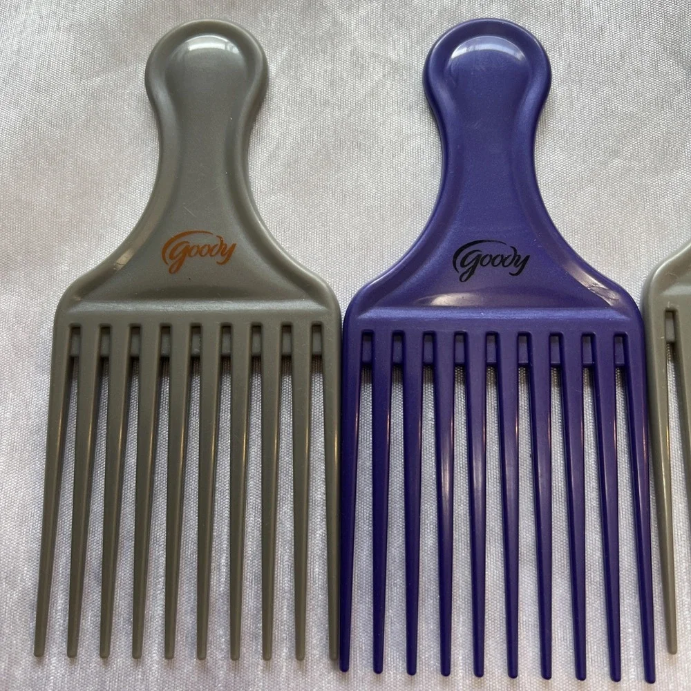 Lot Of 4 Vintage 90s Goody Hair Pick Lift Combs Picks 5